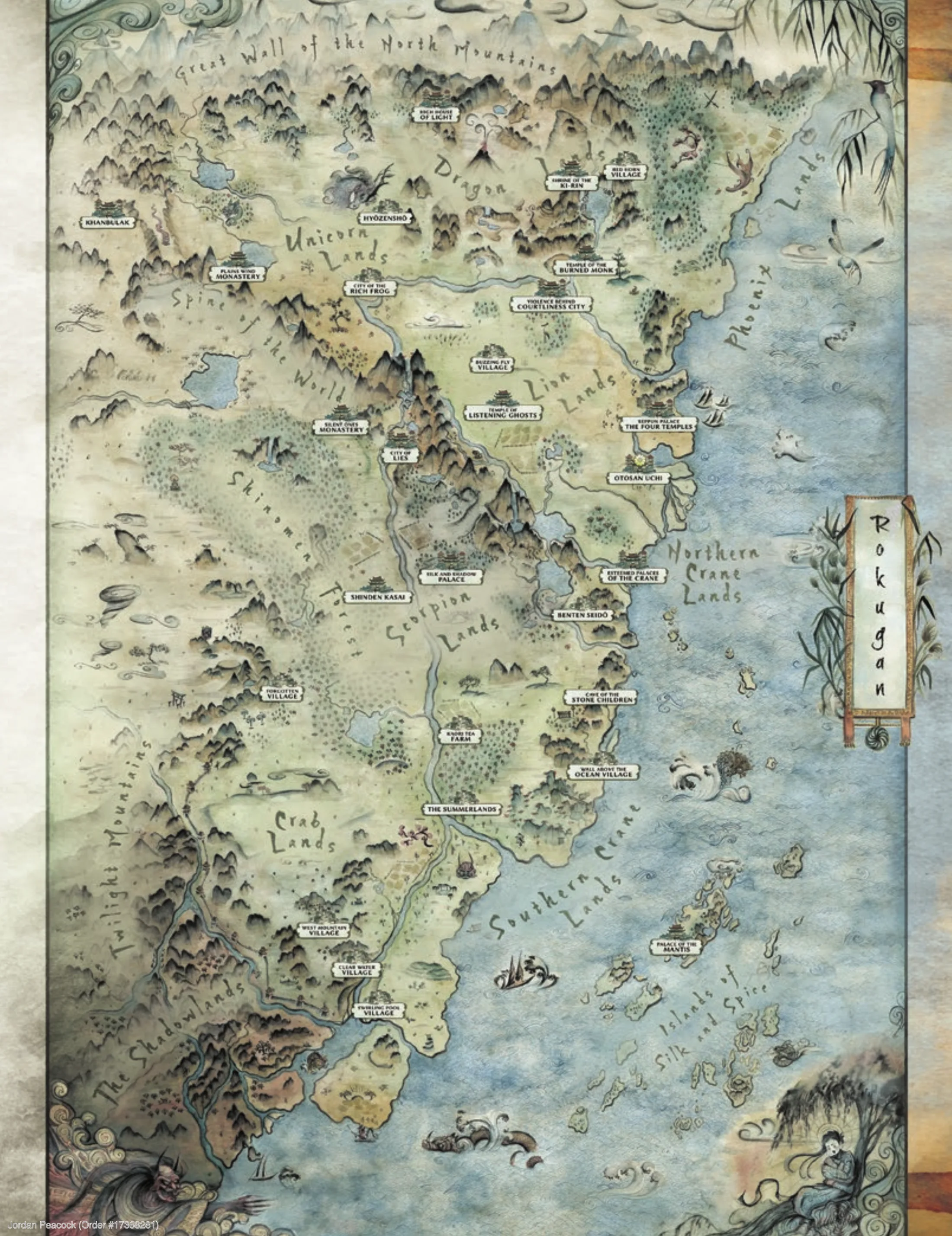 Map of Rokugan